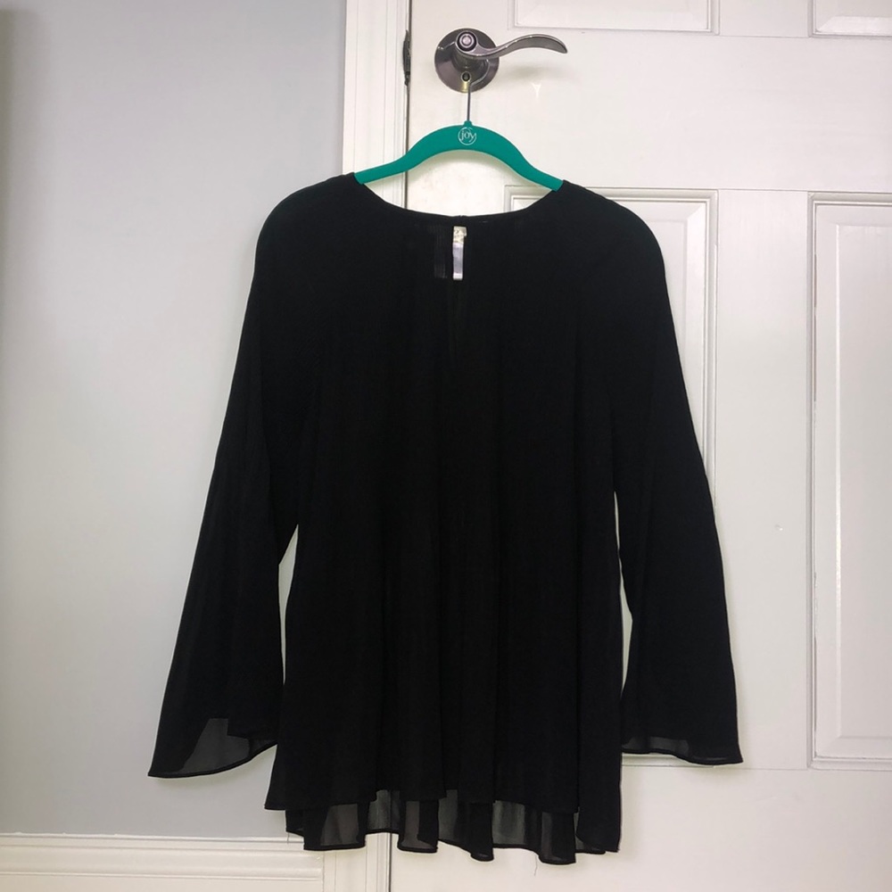 Black sheer shirt